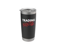 Negoziare con Ninja Fun Trader Bicchiere termico in acciaio inox doppia parete