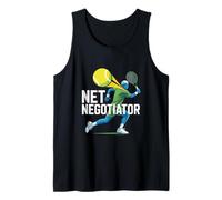 Negoziatore Rete Tennis Player Art Canotta