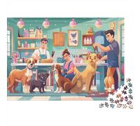 Negozio animali 1000 Pezzi In Cura animali Cartone Di Alta QualitàUn Premium Jigsaw Puzzle Per Enigma Di Abilità LogicaIdeale Per Attività Per Giorni Di PioggiaRegalo Per L'inaugurazione Di Casa