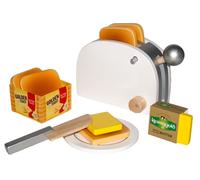 Christian Tanner- Set per Toast Dorato, Colore Bianco, 9 Stück (1er Pack), 1