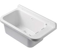 Negrari 2060A Lavatoio-Pilozzo da Parete, Resina PP, 50 x 34 cm, Bianco