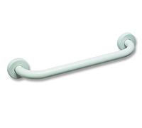 Negrari BT0003 Maniglione di Sicurezza Lineare per Disabili, Acciaio Verniciato, 60 cm, Bianco