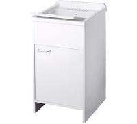 Lavatoio in kit junior per esterni 45x50, bianco negrari 9006k