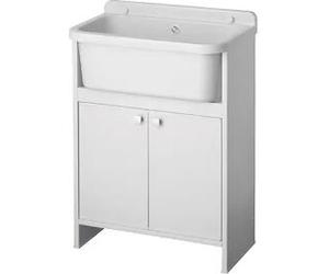 Negrari Pancrazio Mobile Lavatoio 55x34 Salvaspazio Bianco Codice Prod: 5001pkc