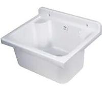 Negrari Pilozzi Lavatoio A Muro 42x34 In Resina Bianco Codice Prod: 2051d/scat