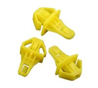 NEGRO 10 pezzi di fissaggio automatico paraurti for auto modanatura clip rivetti in nylon giallo adatto for CRV 91578T0A003 clip per coperchio pannello portiera auto