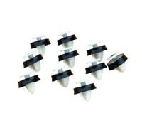 NEGRO 10x Clip for rivestimento del pannello interno della porta Fissaggio automatico Morsetti fissi Rivetto in plastica adatto for Citroen, C2 C8 C3 C4 Picasso Peugeot, 307 clip per coperchio pannell