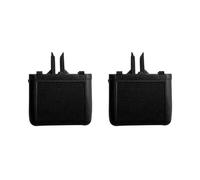 NEGRO 2X Auto Anteriore AC Aria Condizionata Vent Uscita Tab Clip Kit Riparazione Adatto for Toyota, Prado 10-17 Accessori clip griglia aria condizionata