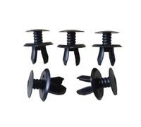 NEGRO 50 pezzi di fissaggio automatici clip di rivestimento del pannello di rivestimento nero adatte for VW, adatto for T4 T5 70186729901C Transporter Eurovan fissaggio Rievts 9mm clip per coperchio p