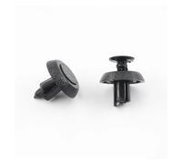 NEGRO 50 pezzi di plastica universale for elementi di fissaggio for auto clip 7mm foro for auto rivetto guardia tappetino fermo adatto for Toyota, Camry Highlander Carola Prado Reiz clip per coperchio