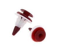 NEGRO 50 pz 10mm Auto Piastra di Protezione di Fissaggio Auto Decorativo Spille Auto Porta Rivetto In Plastica Clip Fissa Fermi Misura for Nissan, clip per coperchio pannello portiera auto(1)