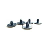 NEGRO 50 Pz Auto Copertura Del Motore Pinze Isolamento Cotone Hood Suono Rivetti Nylon Auto di Fissaggio Morsetto Fisso Misura for Mazda, 6 Misura for Fiat, Pentium clip per coperchio pannello portier