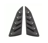 NEGRO Adesivo for rivestimento della copertura della finestra della feritoia posteriore dell'auto, adatto for Volkswagen, adatto for VW, adatto for Polo MK5 6R 6C, 2011-2017 Scoop di ventilazione dell