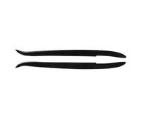 NEGRO Faro Sopracciglio Palpebra Misura for BMW E39 Serie 5 1995 1996 1997 1998-2003 Pianoforte Nero Della Copertura Kit Corpo Vettura tuning Accessoire Voiture sopracciglio dei fari dell'automobile