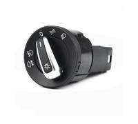NEGRO Interruttore fari, adatto for Transpoter, T4 Passat B5 B5.5 Beetle Bora Golf Mk4, fendinebbia con controllo cromato interruttore di controllo della luce fendinebbia anteriore del veicolo