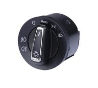 NEGRO Interruttore fari, adatto for Volkswagen, adatto for VW, adatto for Golf, variante Mk7 2015-2020 Accessori auto automatici Aggiornamento automatico della luce interruttore di controllo della luc