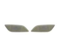 NEGRO Paraurti anteriore Lavafari Ugello di spruzzo Jet Tappo di copertura adatto for Mazda 3 Axela BN BM 2013 2014 2015 2016 BKC6-51-8G1 BKC6-51-8H1 tappo di copertura dell'ugello della rondella(SET)