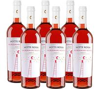 Negroamaro Rosato Salento Igt | Rosè Notte Rossa | Vino Rose Puglia | 6 Bottiglie 75cl | Idea Regalo