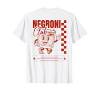 Negroni Club I Retro Italo Classic Gin Cocktail Drink Maglietta