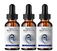NEGUSY Gocce per il sollievo dall'acufene, Sollievo naturale dall'acufene per il ronzio nelle orecchie, Ingredienti naturali, Facile da usare (3PCS)