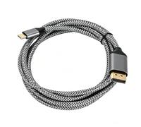 nehzgnauh Adattatore da USB C a DisplayPort, 4K 60Hz 10Gbps Tipo C a DP, cavo USB C a Displayport da 1,8 m per Pro XPS Spectre con connettori placcati oro