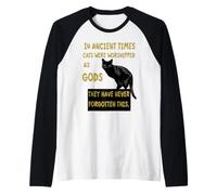 nei Tempi antichi i Gatti Erano adorati Come dei Maglia con Maniche Raglan