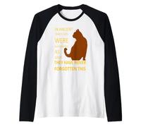 nei Tempi antichi i Gatti Erano adorati Come dei v5 Maglia con Maniche Raglan