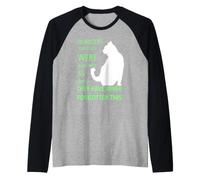 nei Tempi antichi i Gatti Erano adorati Come dei v6 Maglia con Maniche Raglan