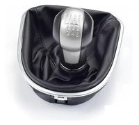 NEIGHBOBHOOD Cuffia Leva Pomello per Seat per Leon 1P 2005-2012 Pomello del Cambio A 5 Marce con Rivestimento in Pelle(6 Speed)