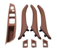NEIGHBOBHOOD Maniglie interne portiere Per Serie 5 F10 F11 520 523 525 528 2010-2017 7 Pezzi LHD Interruttore Alzacristallo Interno Copertura Bracciolo(Marrone,B)