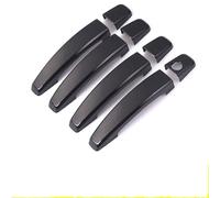 NEIGHBOBHOOD per O&pel Corsa D Corsa E 2006-2014 Accessori per Lo Styling della Copertura della Maniglia della Portiera Dell'auto Nera Cromata Auto Porta Maniglia Copertura(Nero)