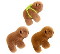 Neikafan 3 Piezas Capibara Peluche Snap 19 cm Pulsera Slap Capybara Pulseras con Ropa de Cambio para Niñas y Niños Capybara Juguete de Peluche para Navidad, Fiestas de Cumpleaños