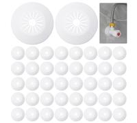 Neikafan Rosetta Radiatore Copritubo 40 Pezzi Rosette Copriforo in Plastica Rosettes Copri Tubo per Termosifoni 9-29mm Copritubi Radiatore Riscaldamento per Coprire Tubi e Radiatori