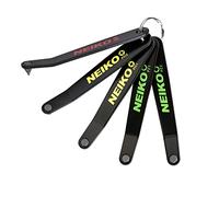 NEIKO 01323A - Set di cacciaviti offset a profilo ultra basso, 5 pezzi, in acciaio S2, Phillips, Pozidriv e a taglio