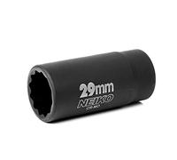 NEIKO 02521A - Bussola da 29 mm | 1/2" Drive Deep Impact Socket | Mandrino & Asse dado | 12 punti | Cromo molibdeno Cr-Mo | mozzo profondo | Triple Square | rimozione dadi albero asse