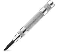 NEIKO 02639A - Punzone automatico da 15,2 cm con molla regolabile con una sola mano, corpo cromato e punta in acciaio S2 Premium