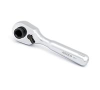 Neiko 03002A Cricchetto tozzo, Chiave a cricchetto da 1/4 di pollice e cacciavite a punte, cricchetto reversibile a 108 denti, 3,3 gradi, mini cricchetto da 1/4, chiave a cricchetto ovale, chiave a