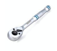 Neiko 03115A Chiave a cricchetto da 0,6 cm, reversibile a 100 denti, 3,6 gradi, a sgancio rapido, con manico da 15,2 cm, chiave a bussola a testa ovale, in acciaio CR-V