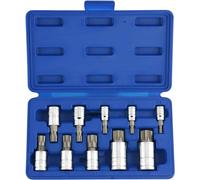 Neiko® 10056 a Xzn Triple Square spline bit socket set, S2 Steel |, da pezzi
