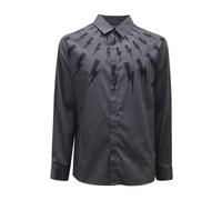 Neil Barrett - Camicia Loose Made in Italy - - Shirts - Uomo - Grigio - M