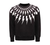 Neil Barrett - Fair-Isle Thunderbolt Sweatshirt - -Sweatshirts & Hoodies -Uomo -Nero -S
