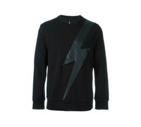 Neil Barrett - Felpa in Lyocell - -Sweatshirts & Hoodies -Uomo -Nero -S