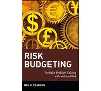 Neil D. Pearson Risk Budgeting (Copertina rigida) Wiley Finance