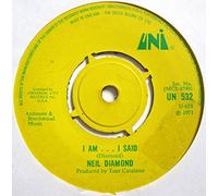 NEIL DIAMOND - i am i said 45 rpm single