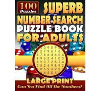 Neil Erlich Superb Number Search Puzzle Book for Adults (Tascabile)