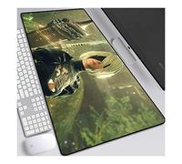 Neil Machine Age Tappetino per XXL Mouse da Gioco - Gaming Mousepad Extra Grande 900 x 400mm - Pad 3mm con Base in Gomma Antiscivolo - Spessore 3mm Anime Tappetino Mouse, F