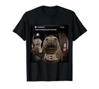 Neil The Seal Rapper Bling Campanello Motion Meme Porta Anteriore Maglietta
