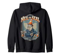 Neil The Seal Tasmania Traffic Cone Menace Felpa con Cappuccio