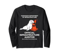 Neil The Seal Tasmanian Infrastructure Auditor Maglia a Manica