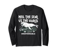 Neil The Seal Ungovernable Southern Elephant Seal Maglia a Manica